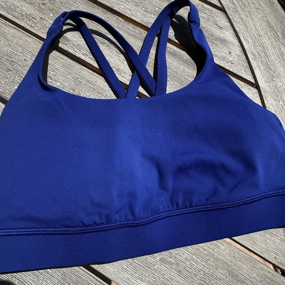 Lululemon Energy Sports Bra Size 4 Larkspur Blue - Picture 3 of 8